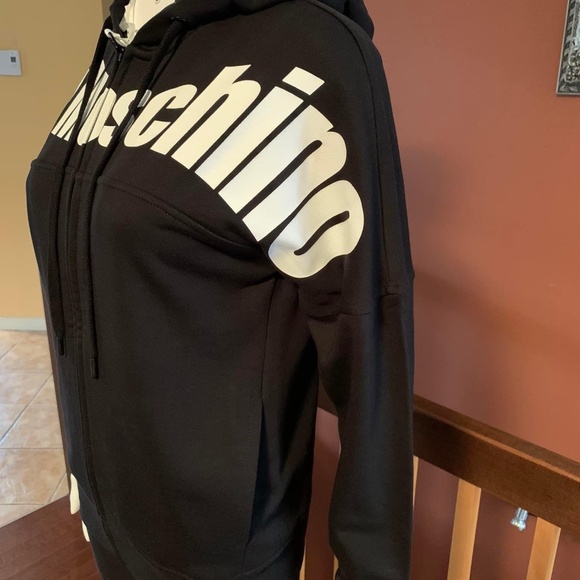 Love Moschino Logo Full- Zip Hoodie - Picture 4 of 11